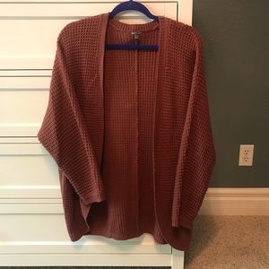 Charlotte Russe Muted Pink Cardigan